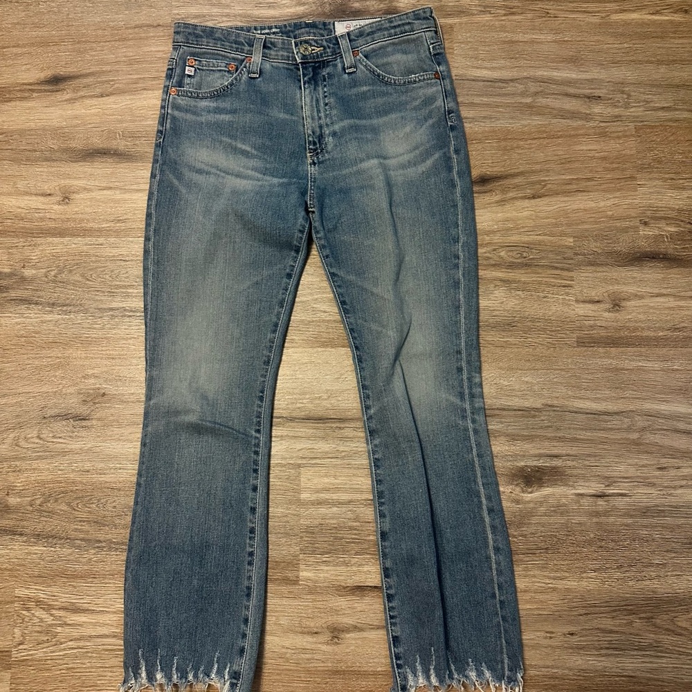 AG Jodi Crop Blue Jeans
